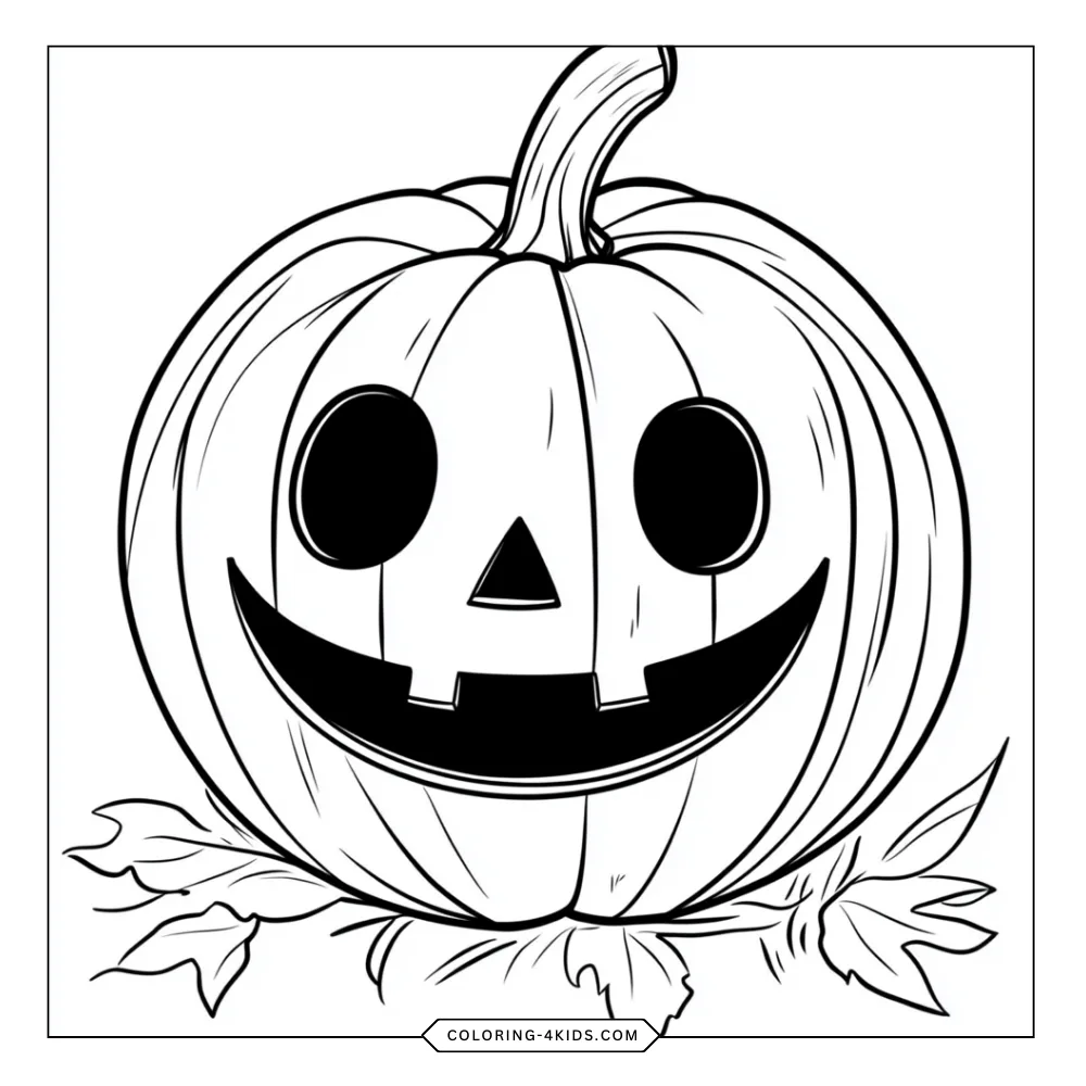 Jack-o'-Lantern coloring book preview page 3