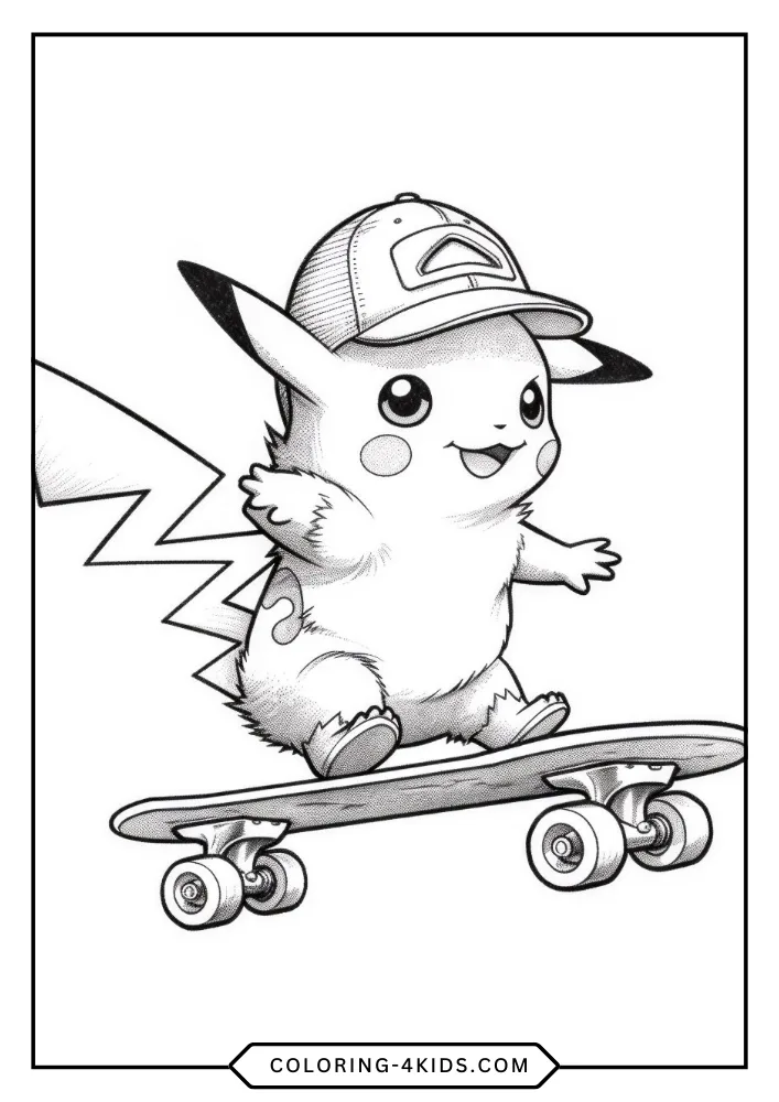 Legendary Pokémon coloring book preview page 1