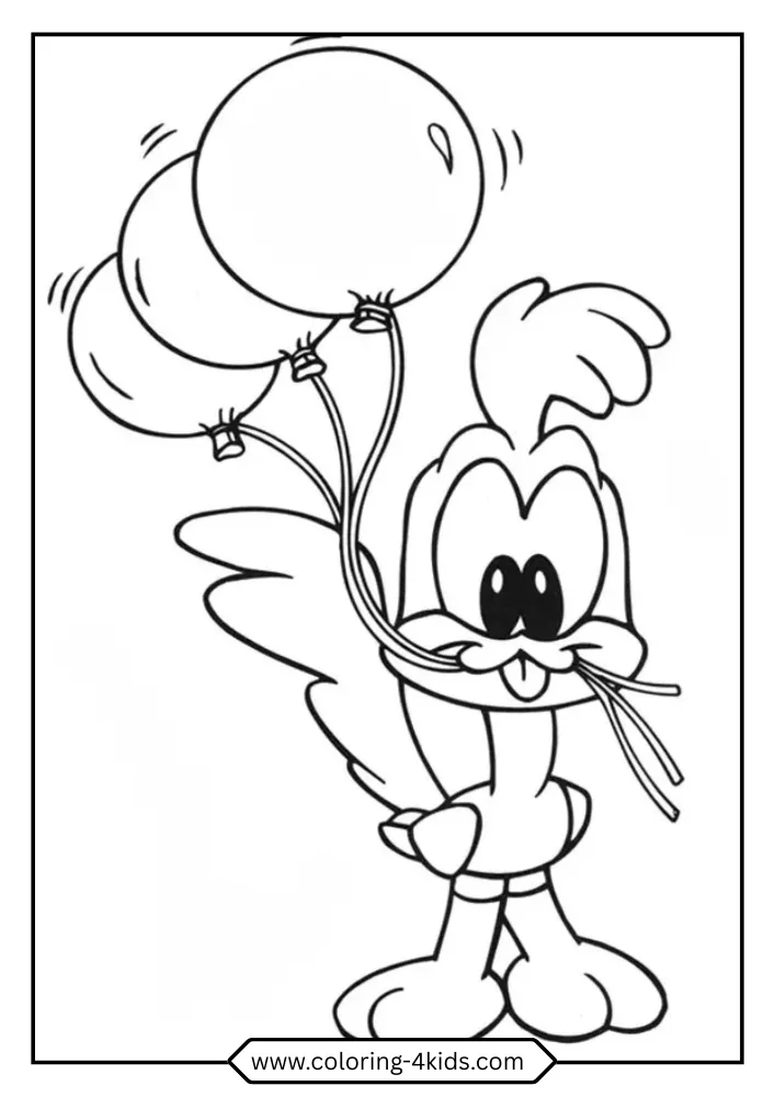 Looney Tunes coloring book preview page 1