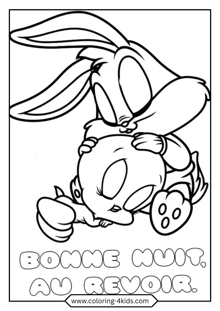 Looney Tunes coloring book preview page 4
