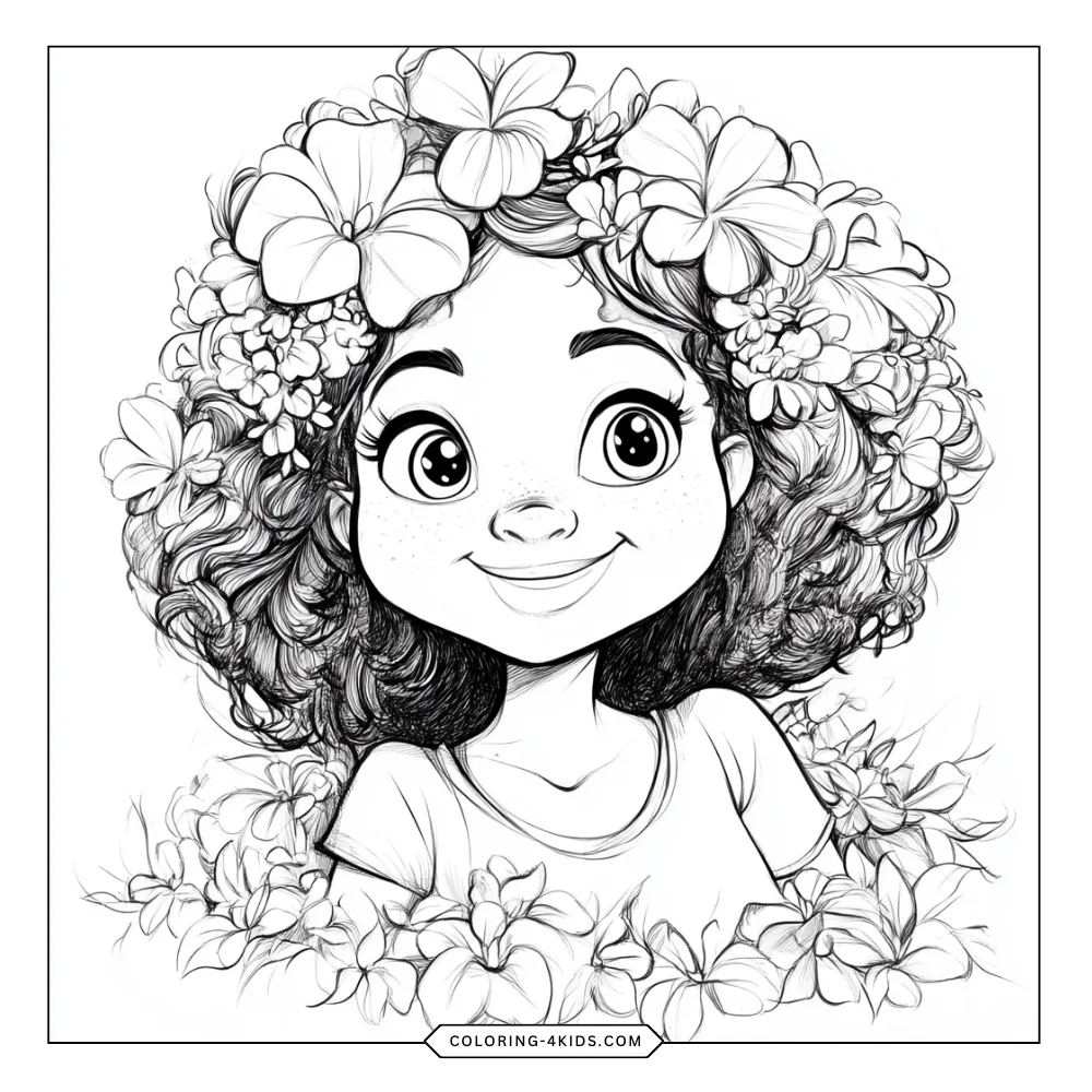 Moana coloring book preview page 3