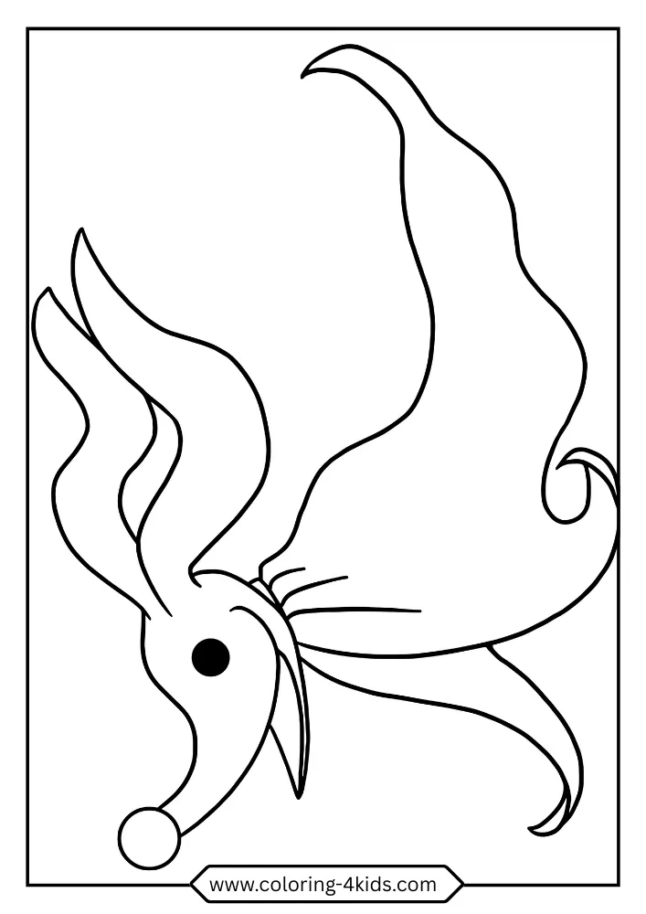 The Nightmare Before Christmas coloring book preview page 2