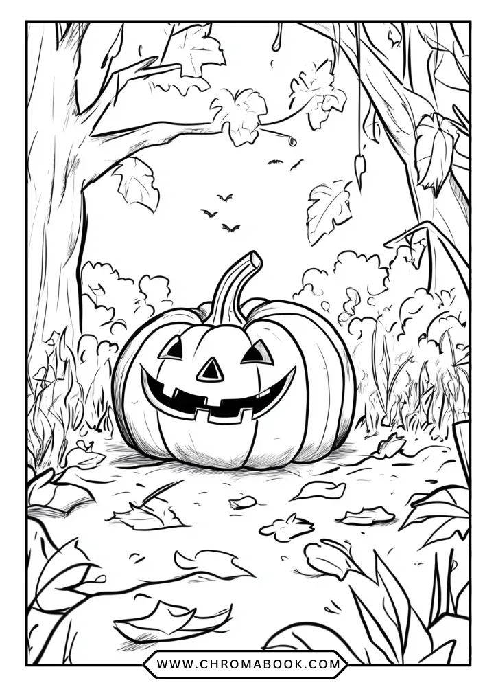 Pumpkin Patch coloring book preview page 2
