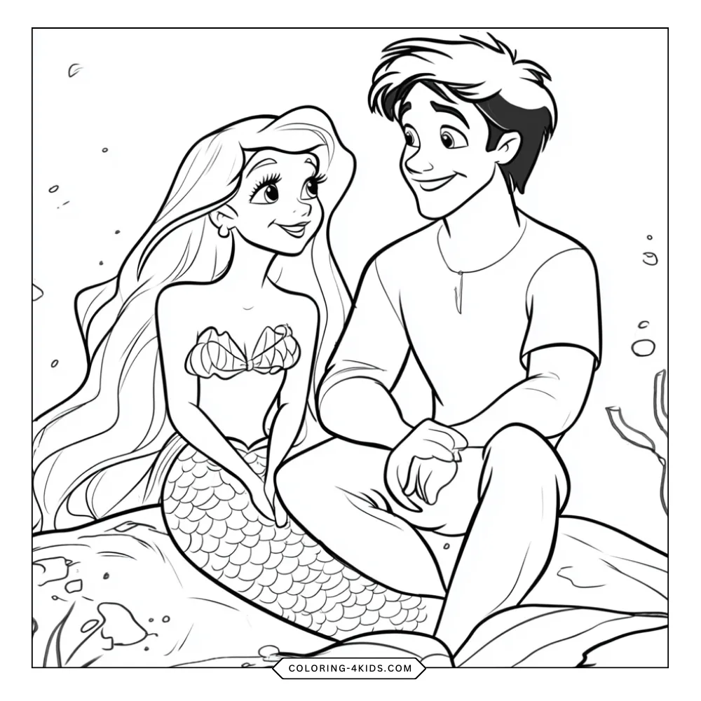 Queen Athena coloring book preview page 2