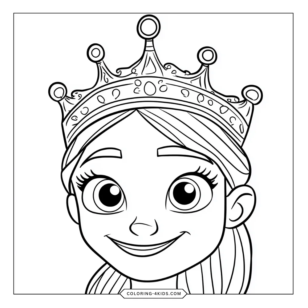 Sofia the First coloring book preview page 1