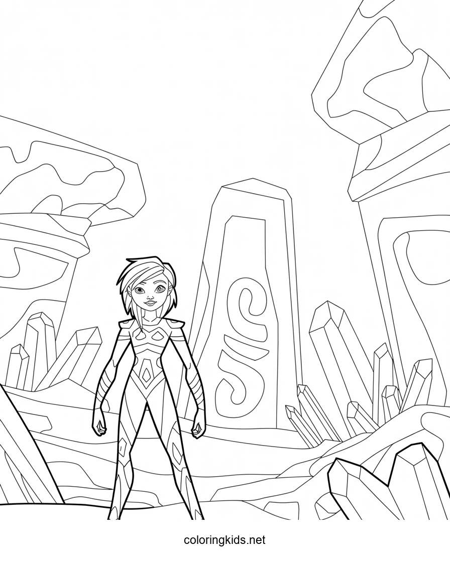 Kida Atlantis coloring pages for kids, printable free