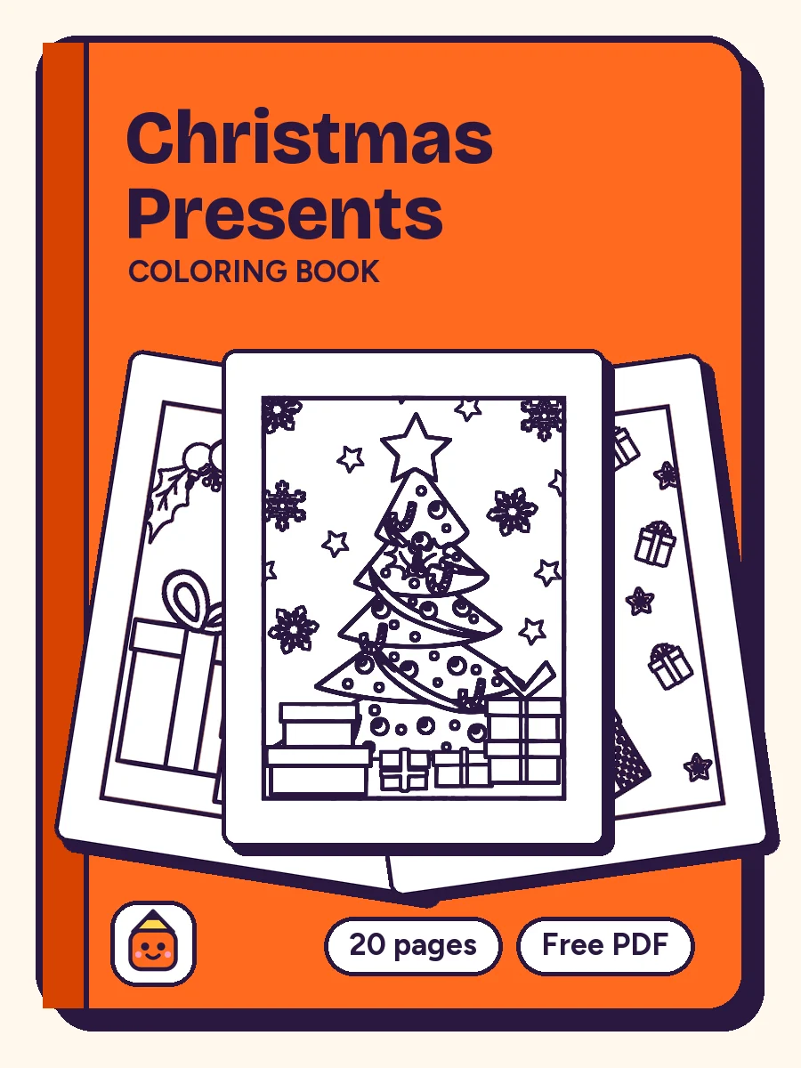 Cover of Christmas Presents Coloring Book