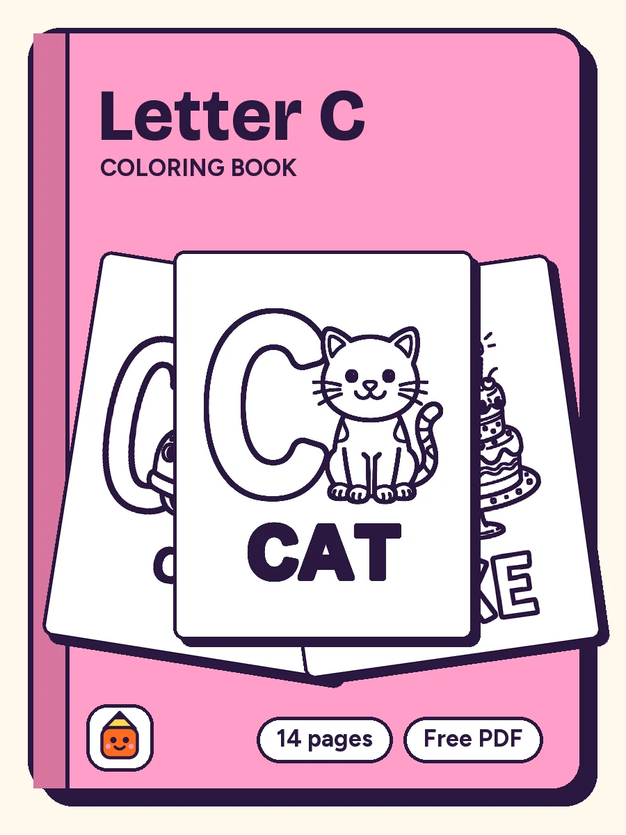 Cover of Letter C Coloring Book