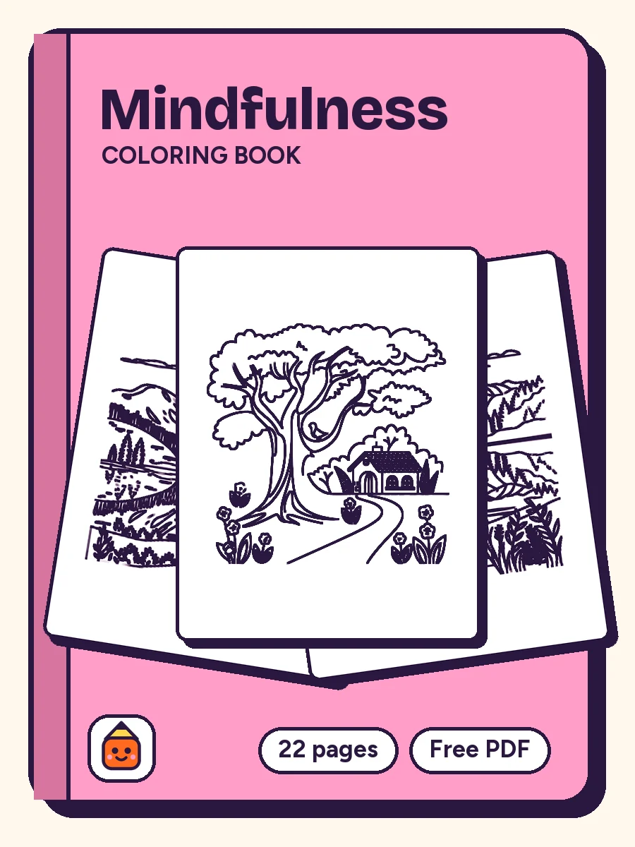 Cover of Mindfulness Coloring Book
