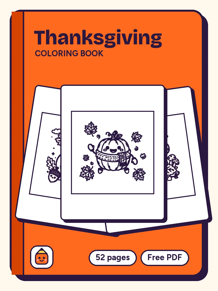 Thanksgiving Coloring Book