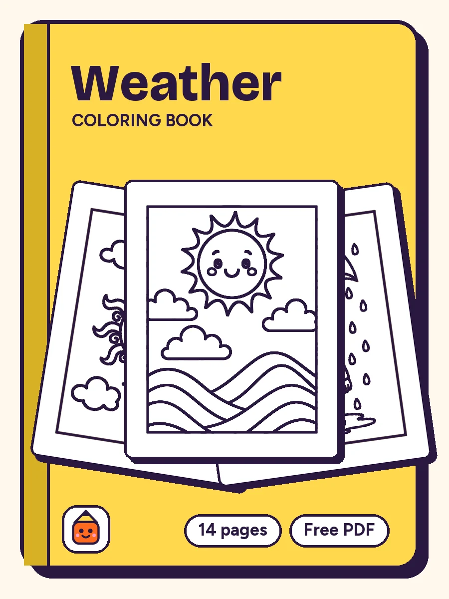 Cover of Weather Coloring Book