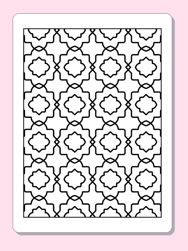 Black-and-white printable small repeating cross pattern pattern