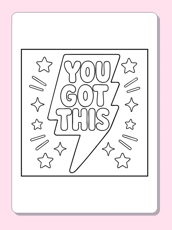 Black and white printable you got this lightning coloring sheet