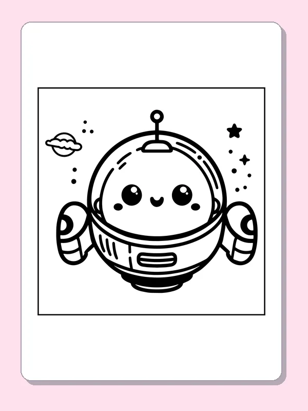 Smiling round robot capsule with side coils