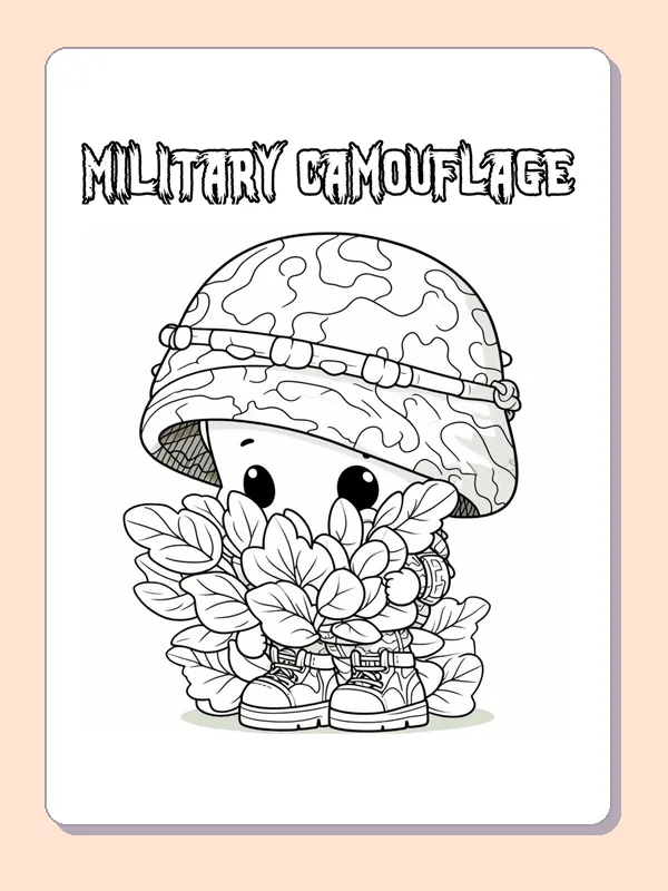 Black and white printable young service member holding flowers coloring sheet